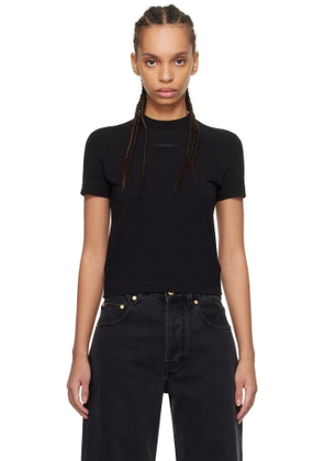 JACQUEMUS Black Les Classiques 'The Gros Grain' T-shirt
