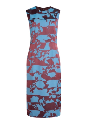 Dries Van Noten Delavina Floral-Jacquard Knee-Length Dress - Moda Operandi