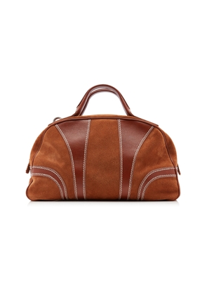 Dries Van Noten Dustin Leather Bowling Bag - Moda Operandi