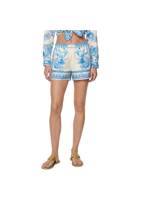 Underwater Barocco Cotton Shorts