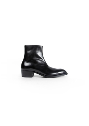 Burnished Leather Vincent Ankle Boots