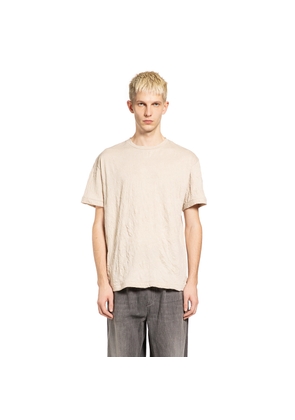 Crinkled Cotton Nylon Jersey T-Shirt