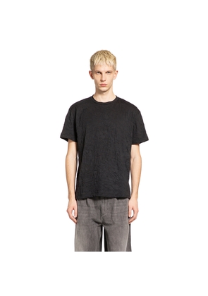 Crinkled Cotton Nylon Jersey T-Shirt
