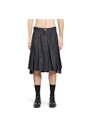 5 Pocket Pleated Skirt in Japanese Selvedge Denim