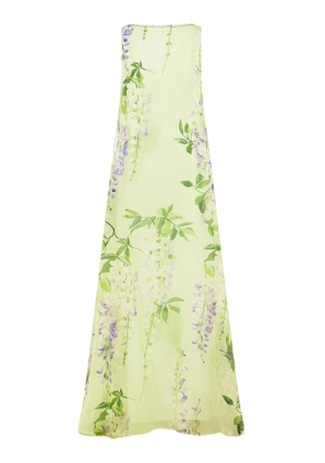 Leo Lin Yumei Open-Back Silk Gown - Moda Operandi