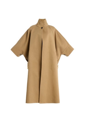 DARKPARK Nat Cotton Long Oversized Cape Coat - Moda Operandi