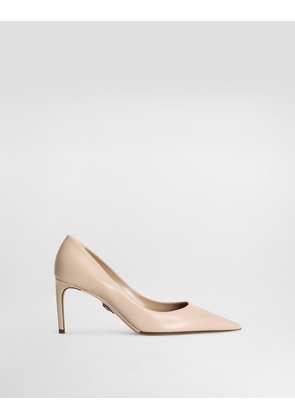 Dolce & Gabbana Devotion Calfskin Pumps - Woman Beige 36