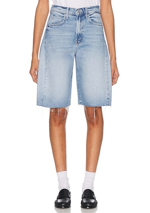 MOTHER The Half-pipe Bermuda Fray in Sow Surreal - Blue. Size 24 (also in ).