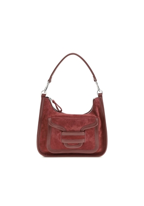 Pierre Hardy Bordeaux Calf Leather Bos Taurus Shoulder Bag