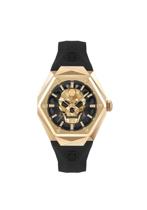 Philipp Plein Black Synthetic Dress Watch