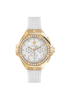 Philipp Plein White Synthetic Dress Watch