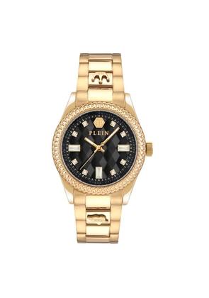 Philipp Plein Gold Stainless Steel Dress Watch