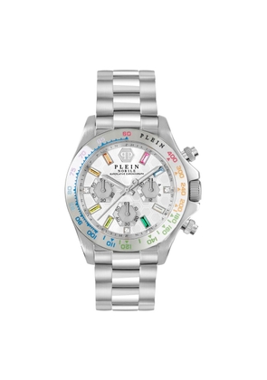 Philipp Plein Gray Stainless Steel Dress Watch