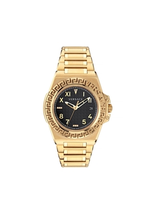 Versace Gold Stainless Steel Dress Watch
