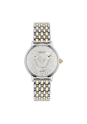 Versace Gray Stainless Steel Bracelet Watch