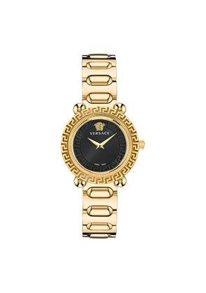 Versace Gold Stainless Steel Dress Watch