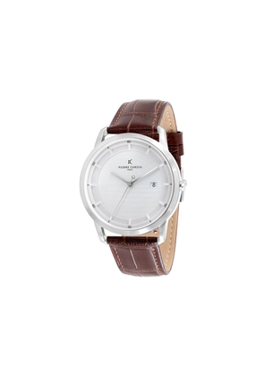 Pierre Cardin Brown Leather Dress Watch