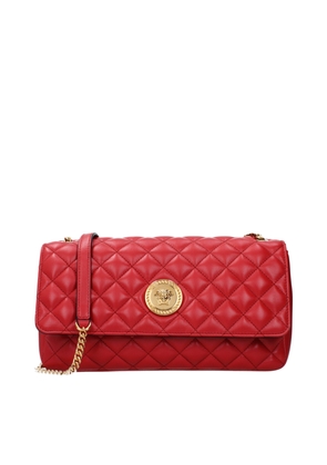 Versace Red Leather Shoulder Bag