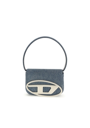 Diesel Blue Cotton Shoulder Bag