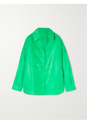 The Frankie Shop - Perla Oversized Woven Shirt - Green - XS/S,M/L