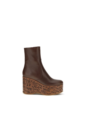 Chloé Brown Leather Boots - EU37.5/US7.5