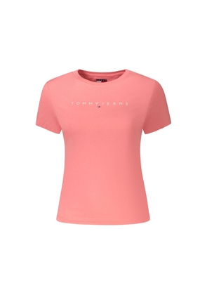 Tommy Hilfiger Rosa Cotton Women T-Shirt - XS