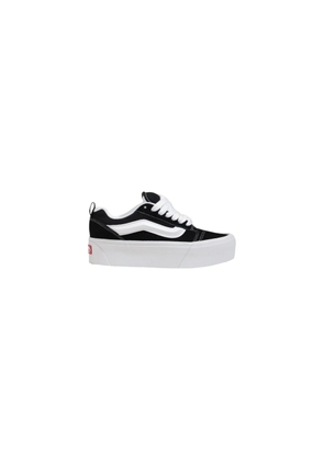 Vans Black And White Suede Leather Chunky Sneakers - EU38/US8