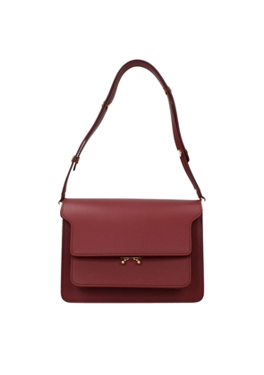 Marni Red Leather Shoulder Bag