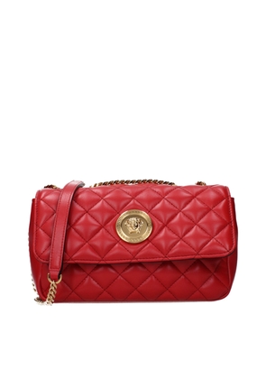 Versace Red Leather Shoulder Bag