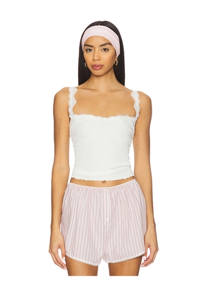 Free People x Intimately Spring Fever Cami in White. Size M/L. Also in XS/S.