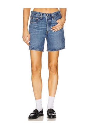 LEVI'S 501 Mid Thigh Short in Blue. Size 30. Also in 31.