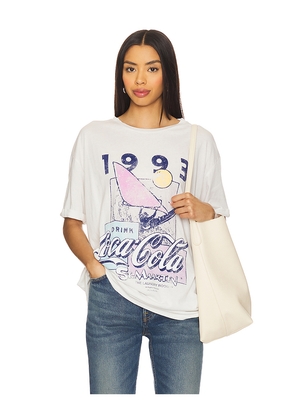 The Laundry Room St Maarten Coke Oversized Tee in Beige. Size XS. Also in S.