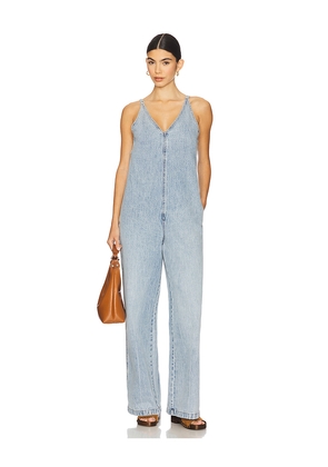 PISTOLA Reed Pull On Jumpsuit in Blue. Size L. Also in M.