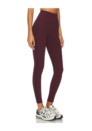 Splits59 Amber Air Weight High Waist 7/8 Legging in Burgundy. Size L. Also in XL.