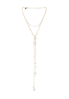 petit moments Eden Necklace in Metallic Gold.