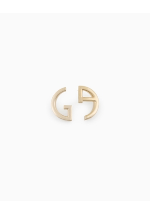 GA logo-shaped earrings