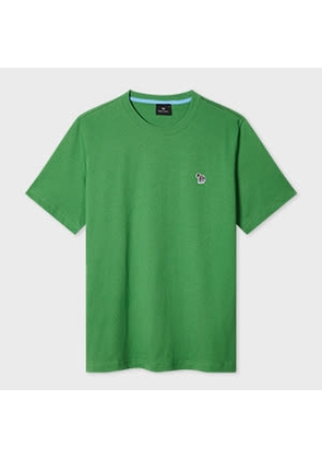 PS Paul Smith Mid Green Organic Cotton Zebra Logo T-Shirt