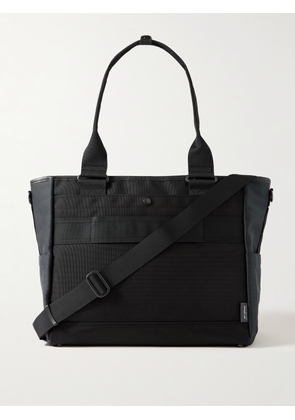 Master-Piece - Rise Ver.2 3way Leather-Trimmed Mastertex-09 Tote Bag - Men - Blue