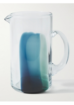 The Conran Shop - Smokey Striped Glass Jug - Men - Blue