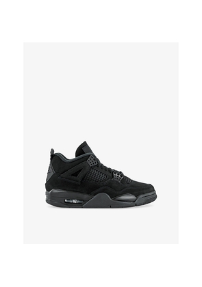 Mens Air Jordan 4 Retro Leather Trainers