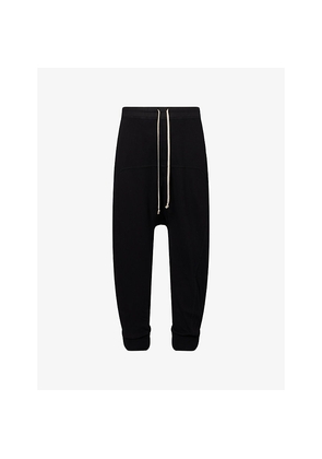 Mens Rick Owens Drkshdw Prisoner Drawstring Cotton-Jersey Jogging Bottoms