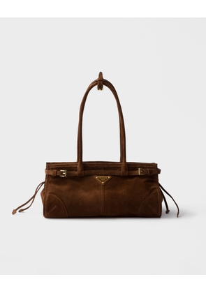 Prada Bonnie medium suede handbag