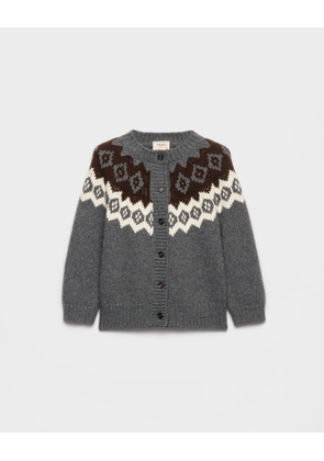 Wool and cashmere cardigan