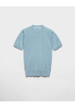 Cotton crew-neck sweater