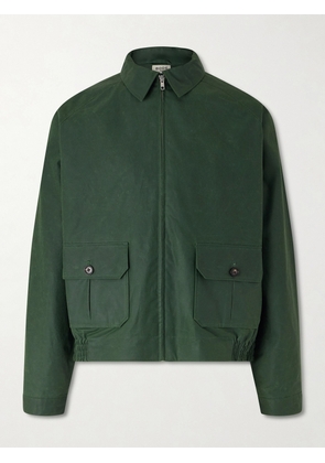 BODE - Coach Waxed-Cotton Blouson Jacket - Men - Green - S