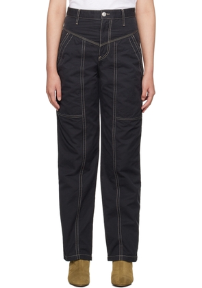 Isabel Marant Etoile Black Denzel Trousers
