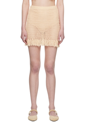 The Garment Beige Egypt Miniskirt