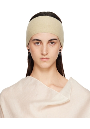 TOTEME Beige Cashmere Headband