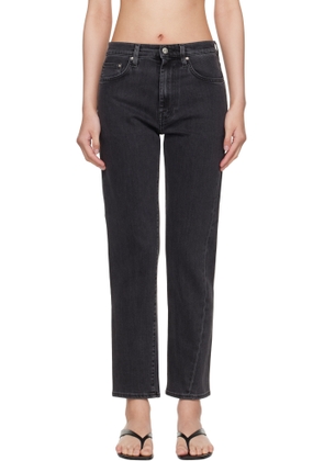 TOTEME Gray Twisted Seam Jeans