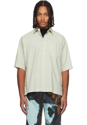HOMME PLISSÉ ISSEY MIYAKE Green Streamline Shirt